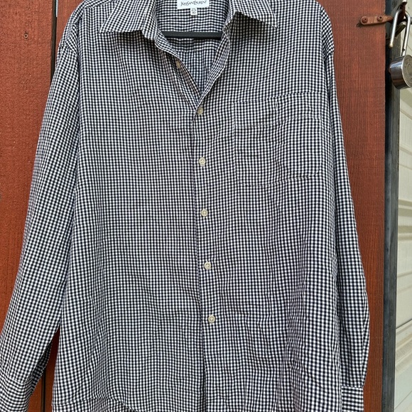 Yves Saint Laurent Other - Yves Saint Laurent Black and White Casual Button Down Shirt
